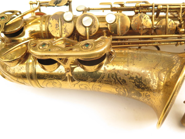 Saxophone alto Selmer Super Balanced Action verni gravé (3)
