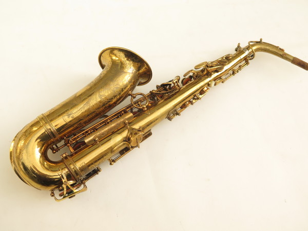 Saxophone alto Selmer Super Balanced Action verni gravé (5)