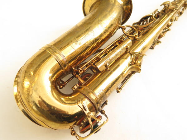 Saxophone alto Selmer Super Balanced Action verni gravé (7)