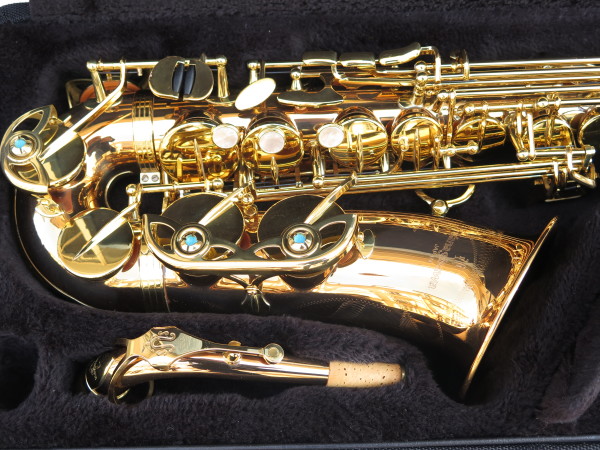 Saxophone alto Yanagisawa A-WO2 bronze verni gravé (5)