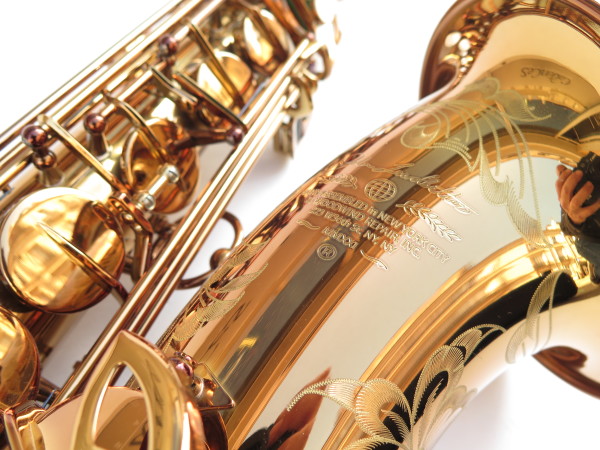 Saxophone ténor John Leadbetter signature verni gravé (2)