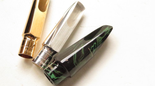 Bec de saxophone Les becs d'autant métal ébonite (1)