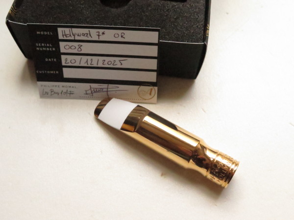 Bec de saxophone Les becs d'autant métal ébonite (5)