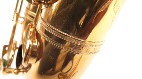 Saxophone ténor Selmer Mark 6 verni gravé us (1)