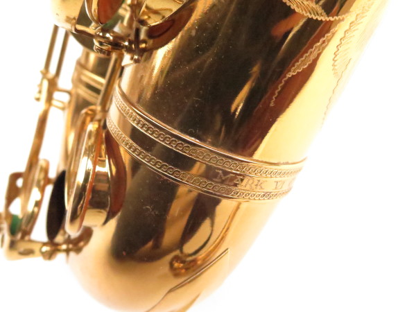 Saxophone ténor Selmer Mark 6 verni gravé us (1)