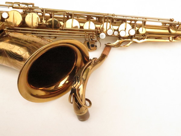 Saxophone ténor Selmer Mark 6 verni gravé us (12)
