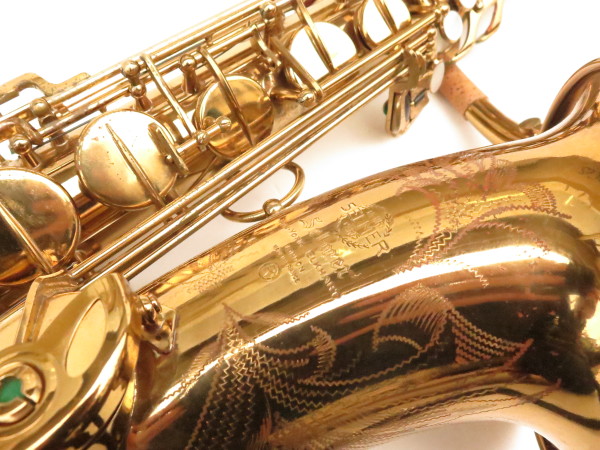 Saxophone ténor Selmer Mark 6 verni gravé us (14)