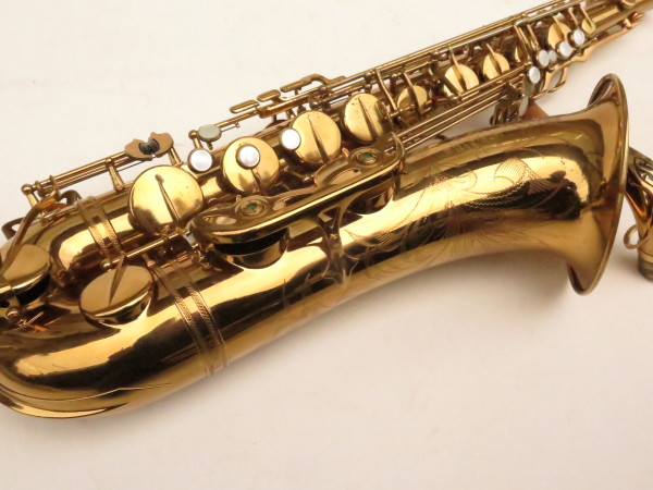 Saxophone ténor Selmer Mark 6 verni gravé us (15)