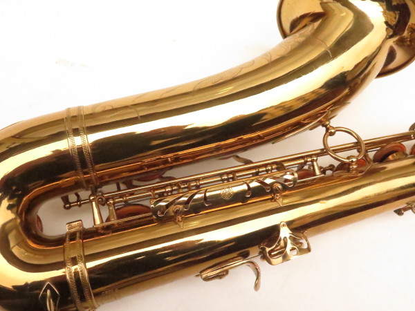 Saxophone ténor Selmer Mark 6 verni gravé us (19)