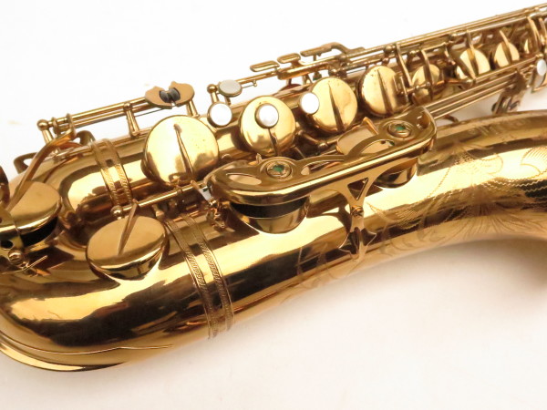 Saxophone ténor Selmer Mark 6 verni gravé us (4)