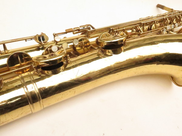 Saxophone baryton Selmer Mark 6 sib grave low Bb verni gravé (13)