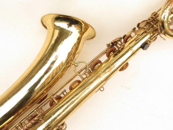 Saxophone baryton Selmer Mark 6 sib grave low Bb verni gravé (2)