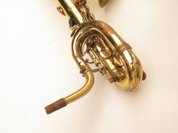 Saxophone baryton Selmer Mark 6 sib grave low Bb verni gravé (4)