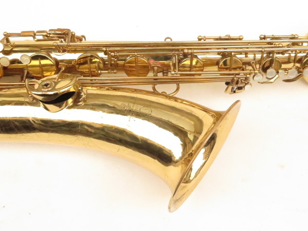 Saxophone baryton Selmer Mark 6 sib grave low Bb verni gravé (9)