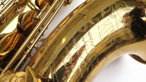 Saxophone ténor King Super 20 verni gravé bocal argent massif double emboitement (1)