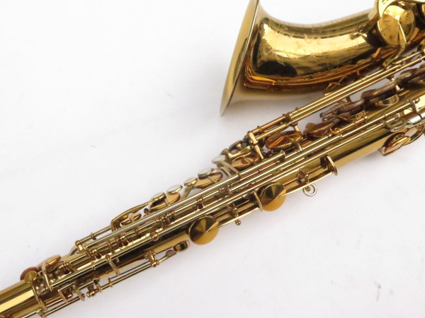 Saxophone ténor King Super 20 verni gravé bocal argent massif double emboitement (11)