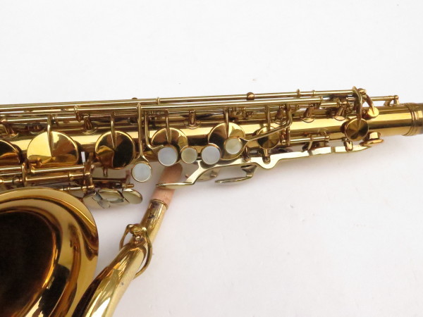 Saxophone ténor King Super 20 verni gravé bocal argent massif double emboitement (17)