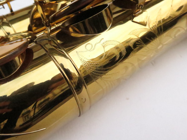 Saxophone ténor King Super 20 verni gravé bocal argent massif double emboitement (2)