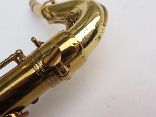 Saxophone ténor King Super 20 verni gravé bocal argent massif double emboitement (4)