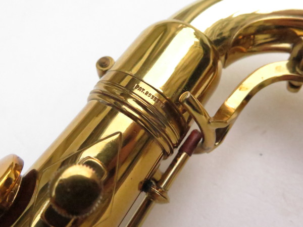 Saxophone ténor King Super 20 verni gravé bocal argent massif double emboitement (5)