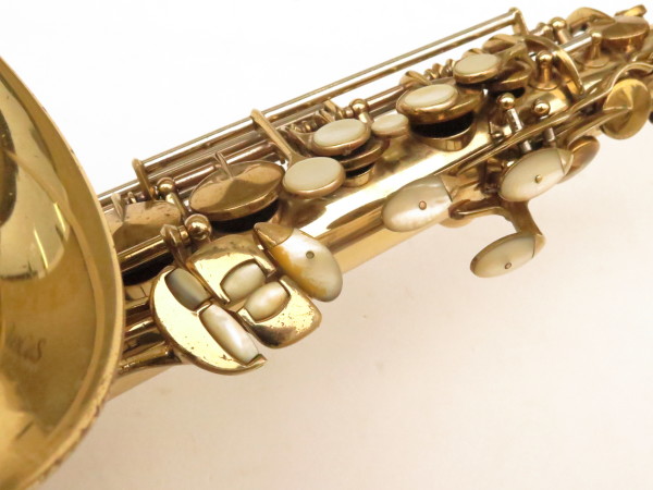 Saxophone alto King Super 20 twenty full pearl bocal argent massif verni gravé (1)