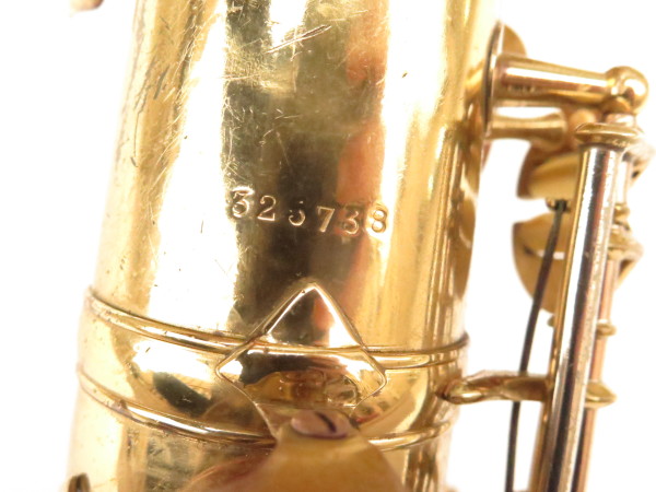 Saxophone alto King Super 20 twenty full pearl bocal argent massif verni gravé (13)
