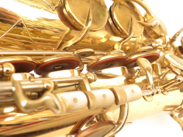 Saxophone alto King Super 20 twenty full pearl bocal argent massif verni gravé (3)