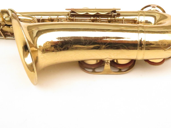 Saxophone alto King Super 20 twenty full pearl bocal argent massif verni gravé (6)