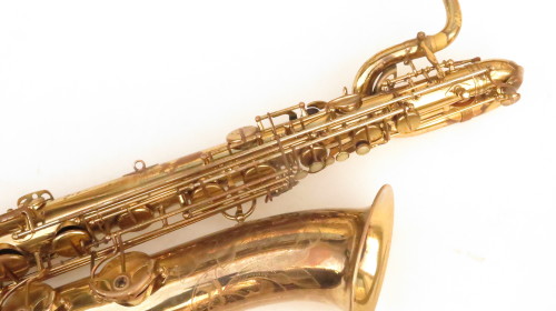 Saxophone baryton Selmer Mark VI verni gravé au La grave (1)