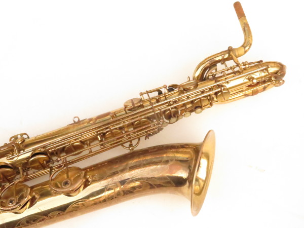 Saxophone baryton Selmer Mark VI verni gravé au La grave (1)