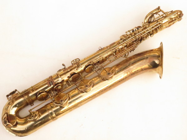 Saxophone baryton Selmer Mark VI verni gravé au La grave (14)