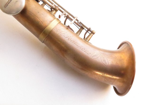 Saxophone soprano Rampone e Cazzani Saxello bronze (1)