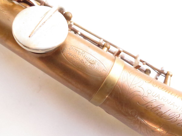 Saxophone soprano Rampone e Cazzani Saxello bronze (2)