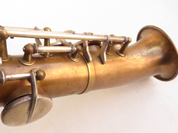 Saxophone soprano Rampone e Cazzani Saxello bronze (5)