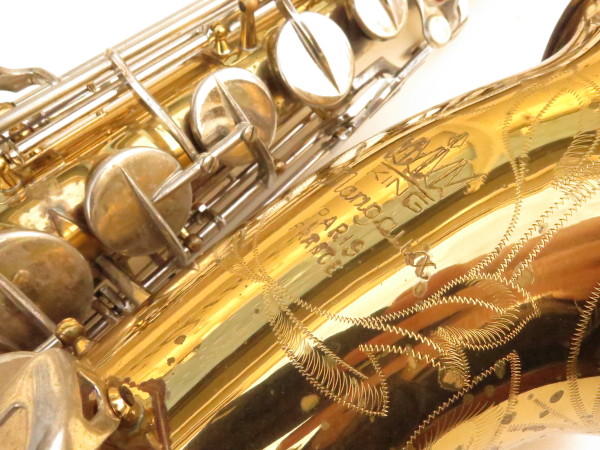 Saxophone ténor King Marigaux SML verni gravé (12)