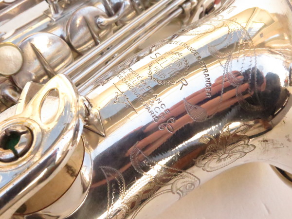 Saxophone alto Selmer Balanced Action argenté gravé (1)