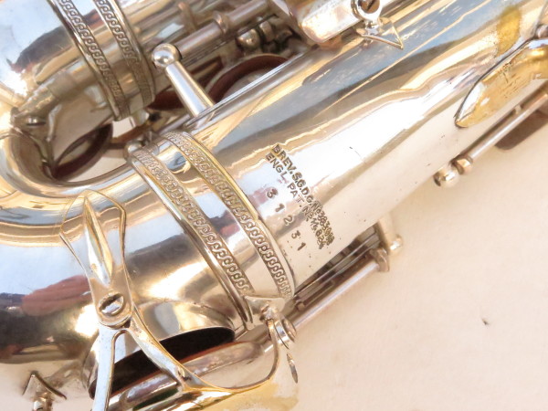 Saxophone alto Selmer Balanced Action argenté gravé (10)