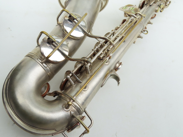 Saxophone alto Conn transitionnel argenté sablé ladyface (10)