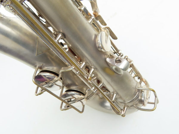 Saxophone alto Conn transitionnel argenté sablé ladyface (4)