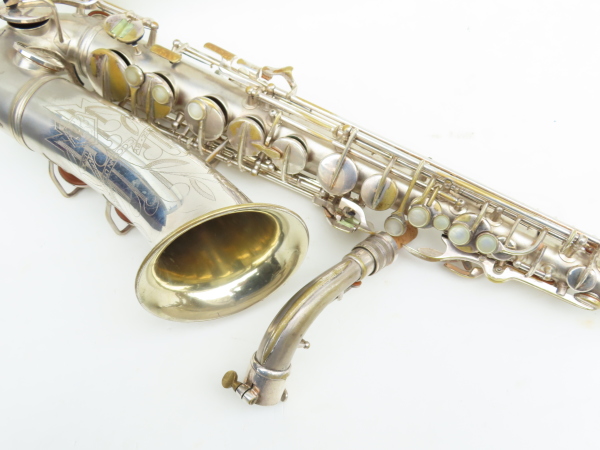 Saxophone alto Conn transitionnel argenté sablé ladyface (5)