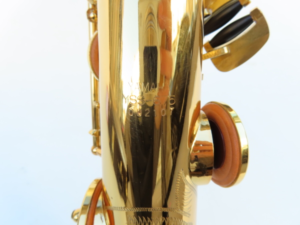 Saxophone soprano Yamaha YSS 62 verni gravé (4)