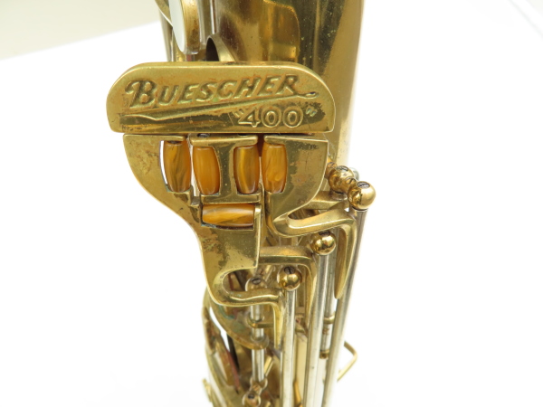 Saxophone ténor Buescher 400 verni gravé (1)