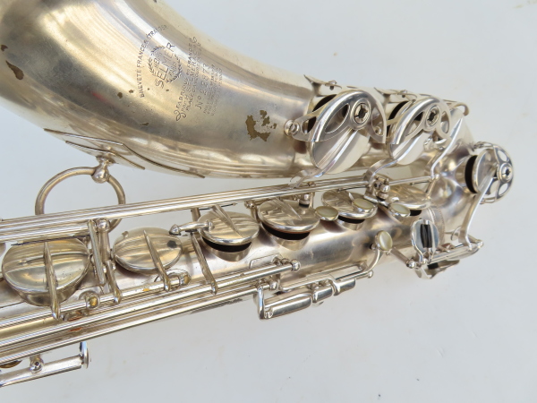 Saxophone ténor Selmer late radio improved argenté (12)
