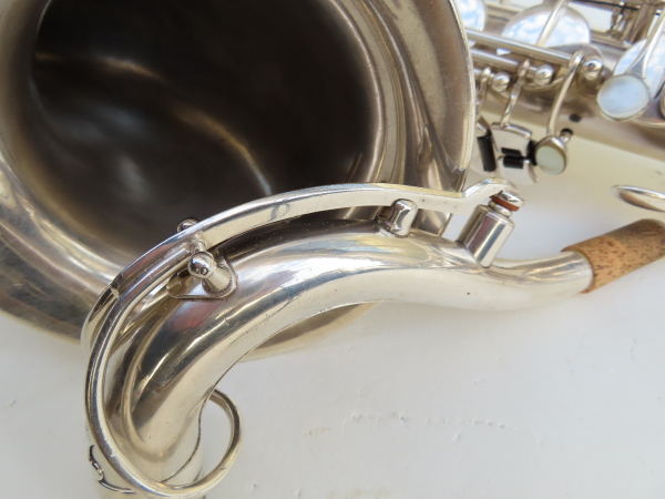 Saxophone ténor Selmer late radio improved argenté (14)