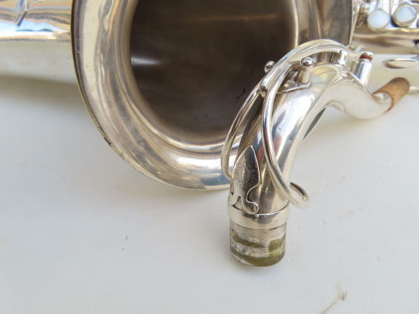 Saxophone ténor Selmer late radio improved argenté (15)