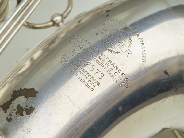 Saxophone ténor Selmer late radio improved argenté (18)